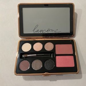 NIB Lancome Color Design Eye & Cheek Palette with Shimmer Pink Pool Blush
